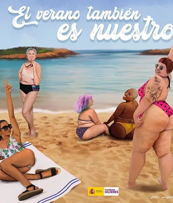Cartel del Ministerio de Igualdad