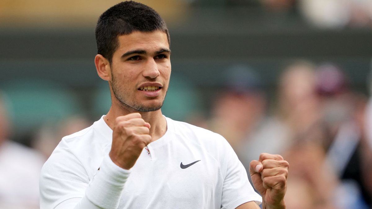 EuropaPress 4549311 01 july 2022 united kingdom london spanish tennis player carlos alcaraz EuropaPress 4549311 01 july 2022 united kingdom london spanish tennis player carlos alcaraz