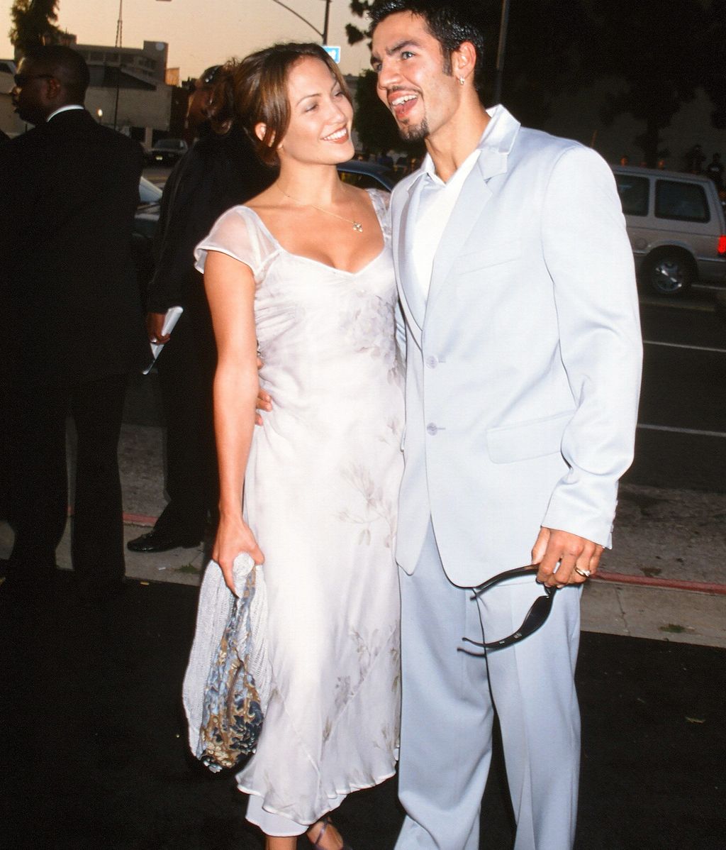 Ojani Noa y Jennifer López, en 1997