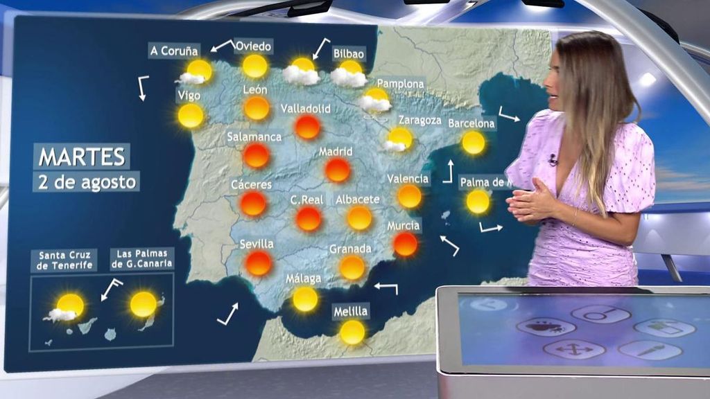 Alerta por calor extremo en prácticamente toda España el martes