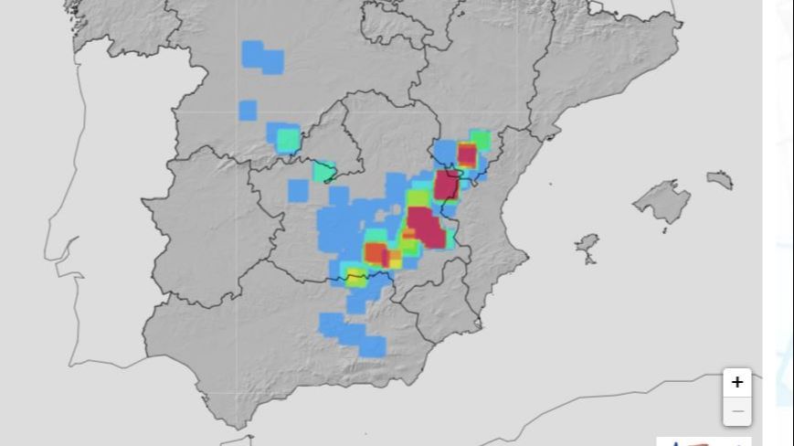 Descargas eléctricas previstas para la tarde del martes 2