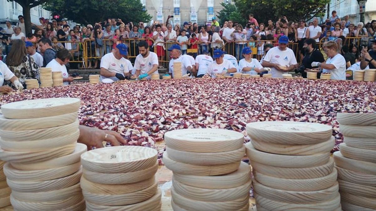 Gran tapa de pulpo. Gran tapa de pulpo.