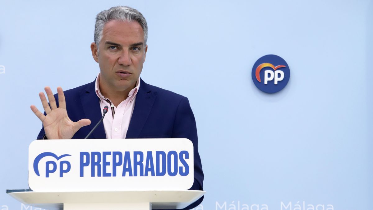 El coordinador general del PP, Elías Bendodo El coordinador general del PP, Elías Bendodo