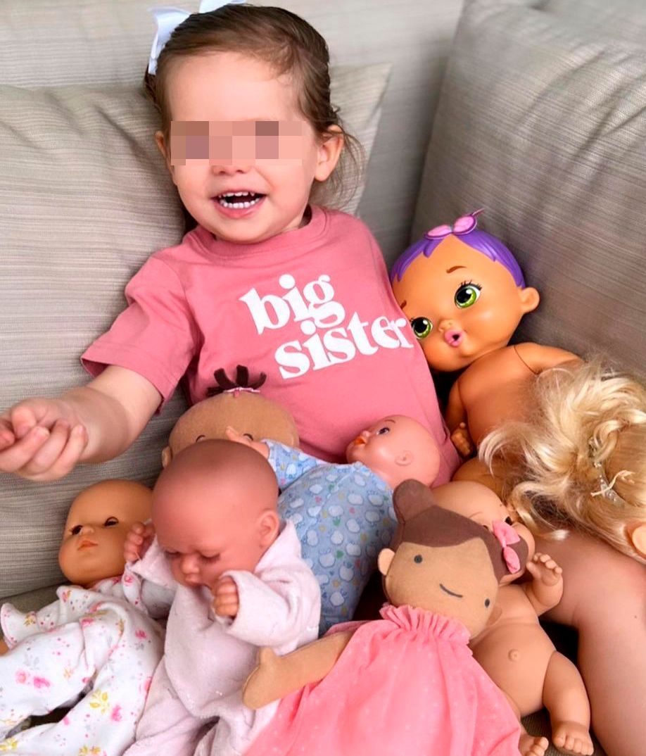 Elisabet Gianna, emocionada, espera el nacimiento de su hermano