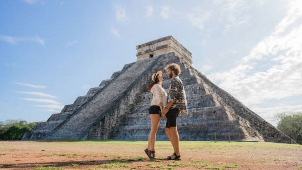 Pirámide de Chichen Itza en México.