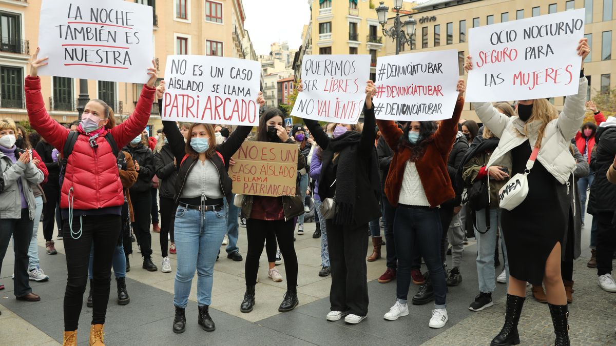 Varias mujeres se manifiestan contra la sumisión química en noviembre pasado Varias mujeres se manifiestan contra la sumisión química en noviembre pasado