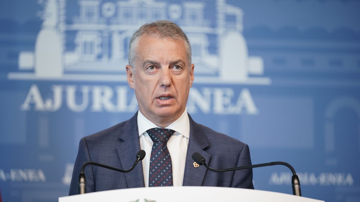 El lehendakari Íñigo Urkullu El lehendakari Íñigo Urkullu