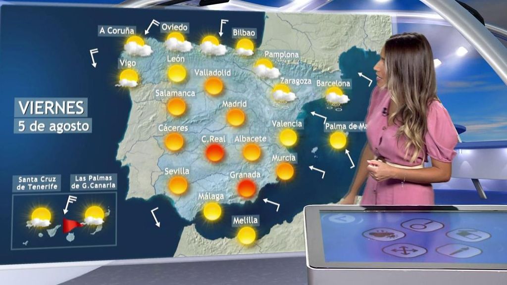 Las tormentas cobrarán fuerza el viernes en España