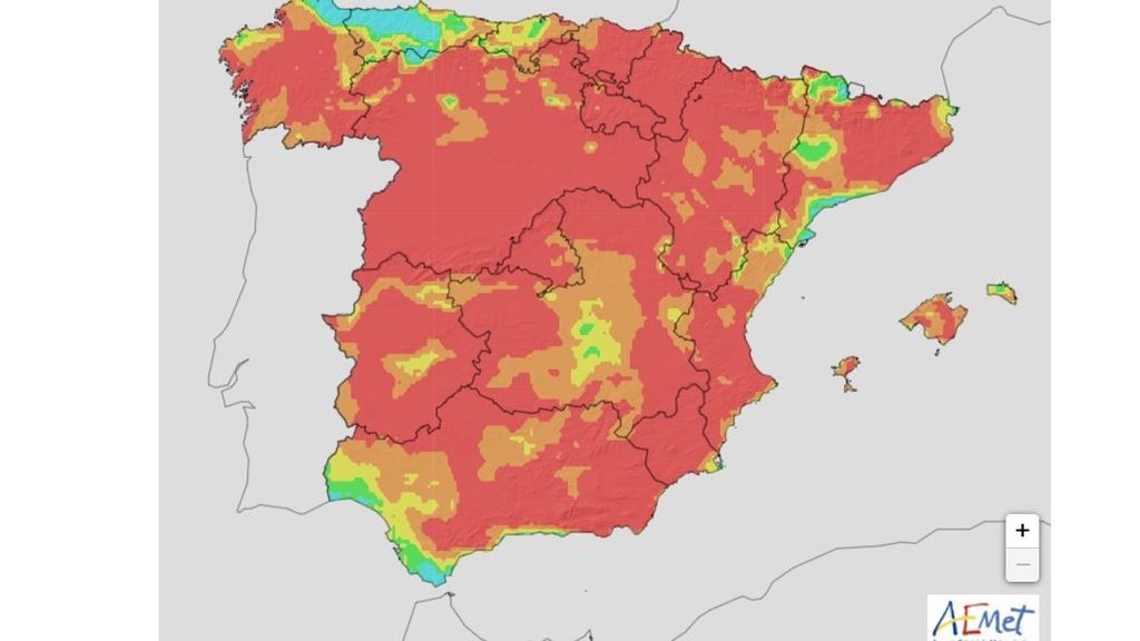 Riesgo de incendio en toda España este jueves