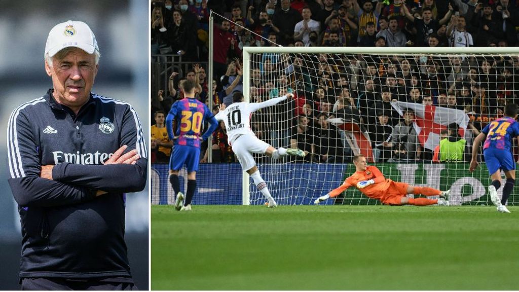 Ancelotti mete el dedo en la llegada: "El Eintracht hizo grandes cosas, le ganó al Barcelona en el Camp Nou"