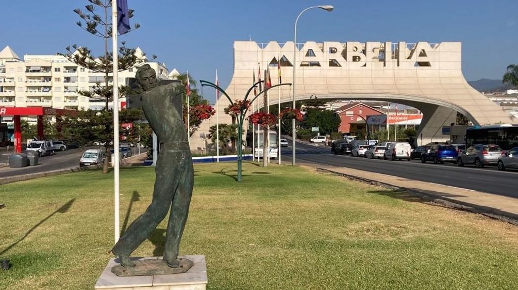 Arco de entrada a Marbella. ARCHIVO.