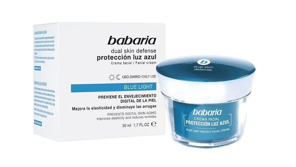 Crema Facial Protección Luz Azul de Babaria