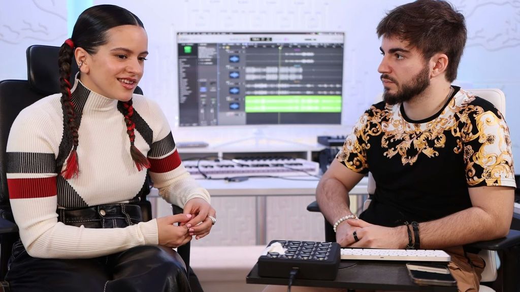 Rosalía con Jaime Altozano