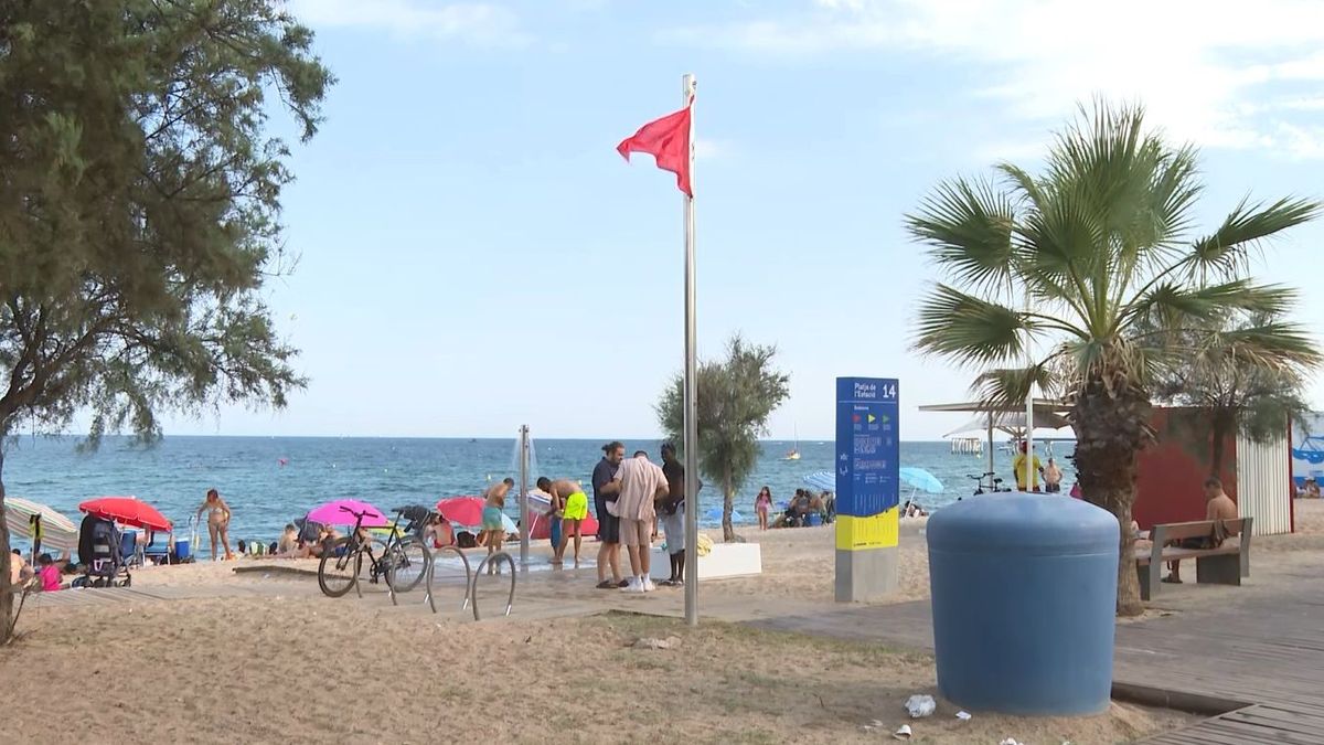 Bandera roja en Badalona Bandera roja en Badalona