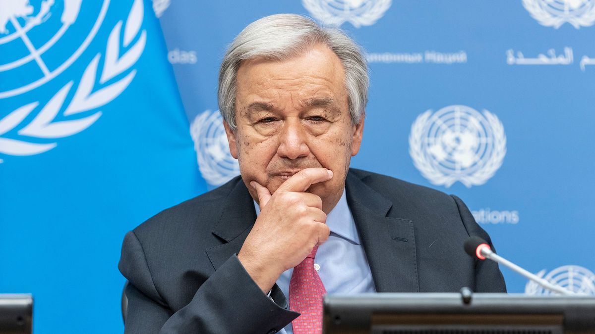 El secretario general de la ONU, Antonio Guterres El secretario general de la ONU, Antonio Guterres