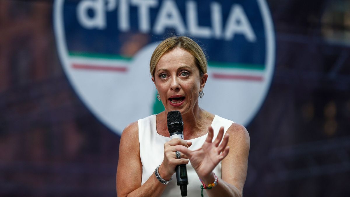 La líder de Hermanos de Italia, Giorgia Meloni La líder de Hermanos de Italia, Giorgia Meloni