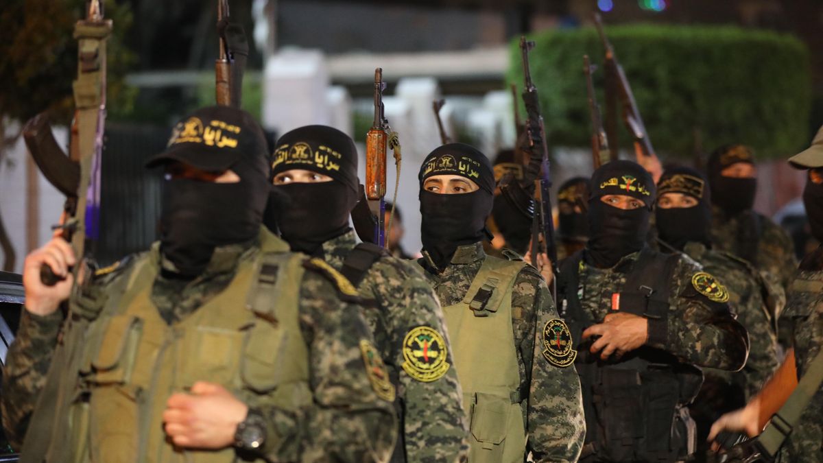 Milicianos de Yihad Islámica en Gaza