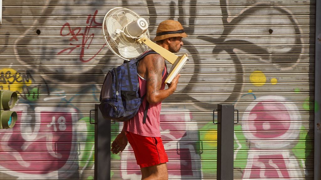 Imagen de la ola de calor en Sevilla.
