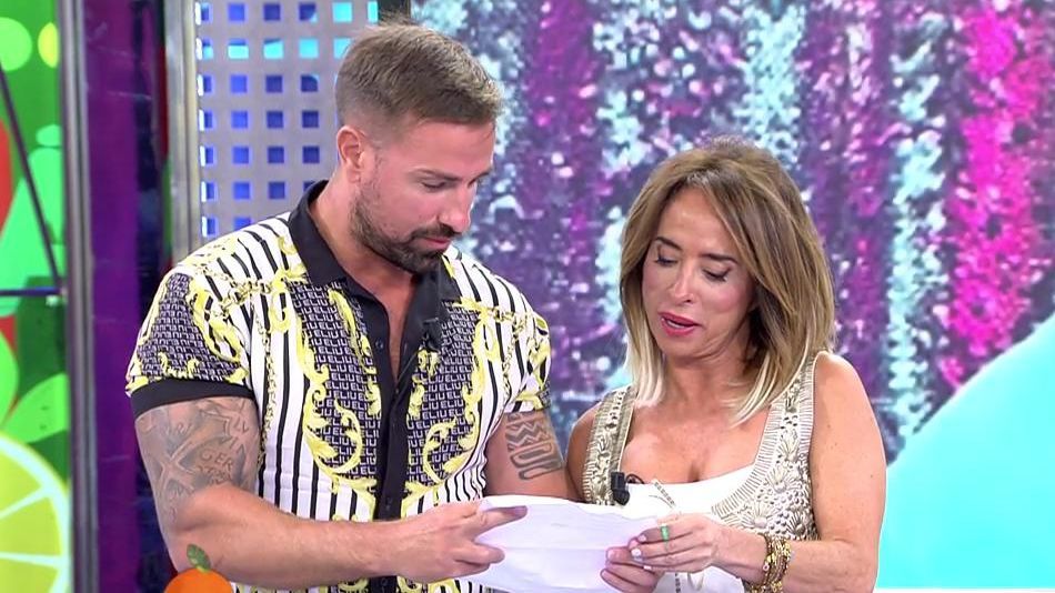 Rafa Mora lee en directo la carta de Anabel Pantoja al camarero con el que tuvo un romance