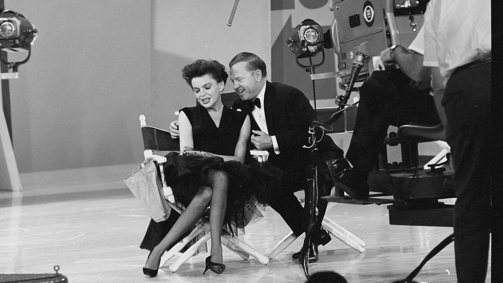 Mickey Rooney con Judy en el "The Judy Garland Show" en1963.