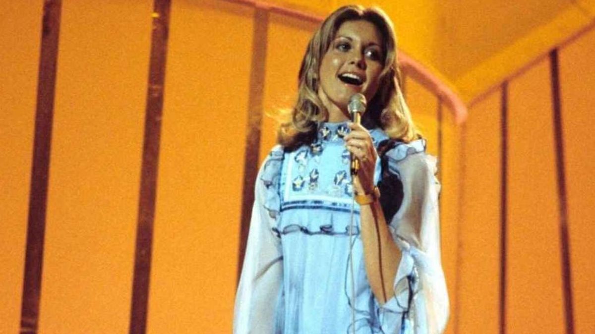 Olivia Newton-John, en el festival de Eurovisión de 1974
