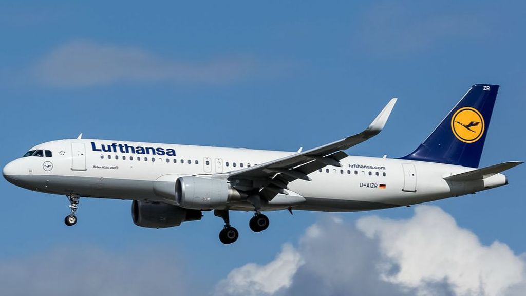 Avión de Lufthansa.
