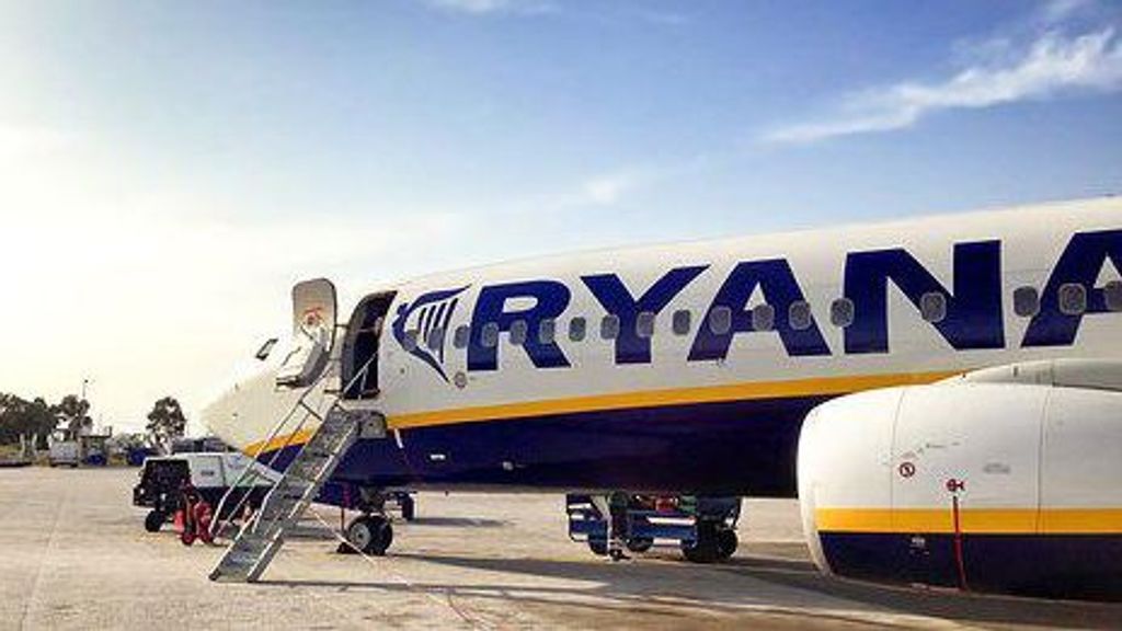 Avión de Ryanair.