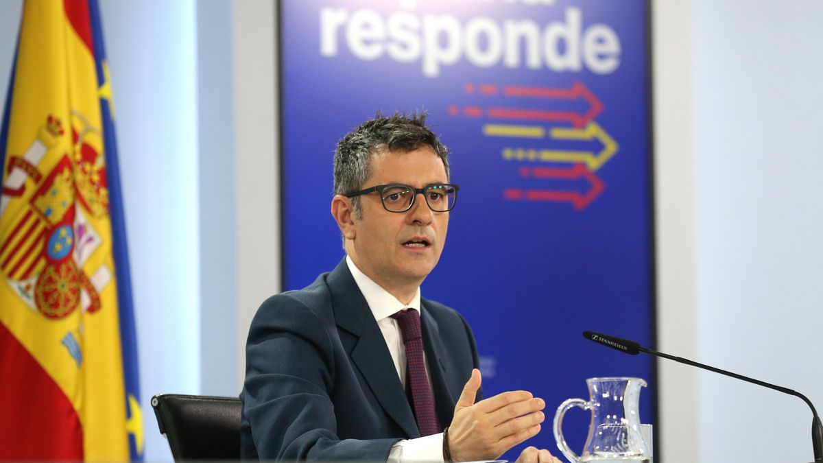El ministro de la Presidencia, Félix Bolaños El ministro de la Presidencia, Félix Bolaños