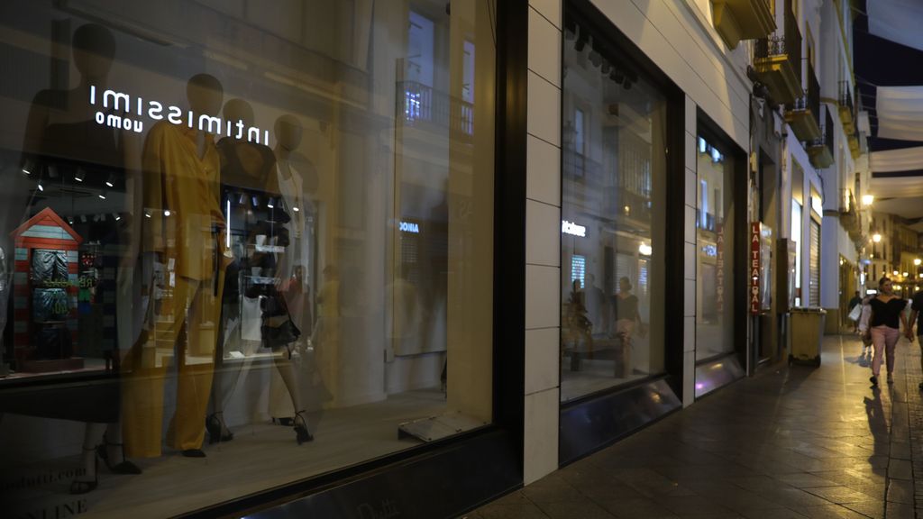El apagón de escaparates ha empezado ya esta noche