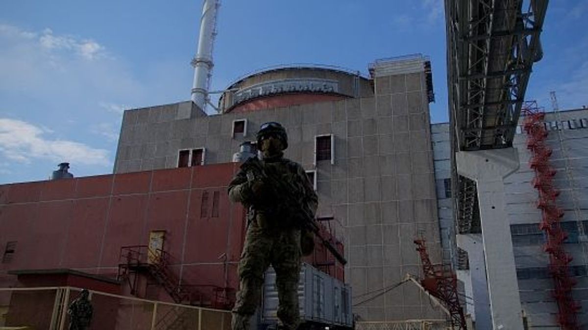Imagen de la central nuclear de Zaporiyia en Ucrania Imagen de la central nuclear de Zaporiyia en Ucrania