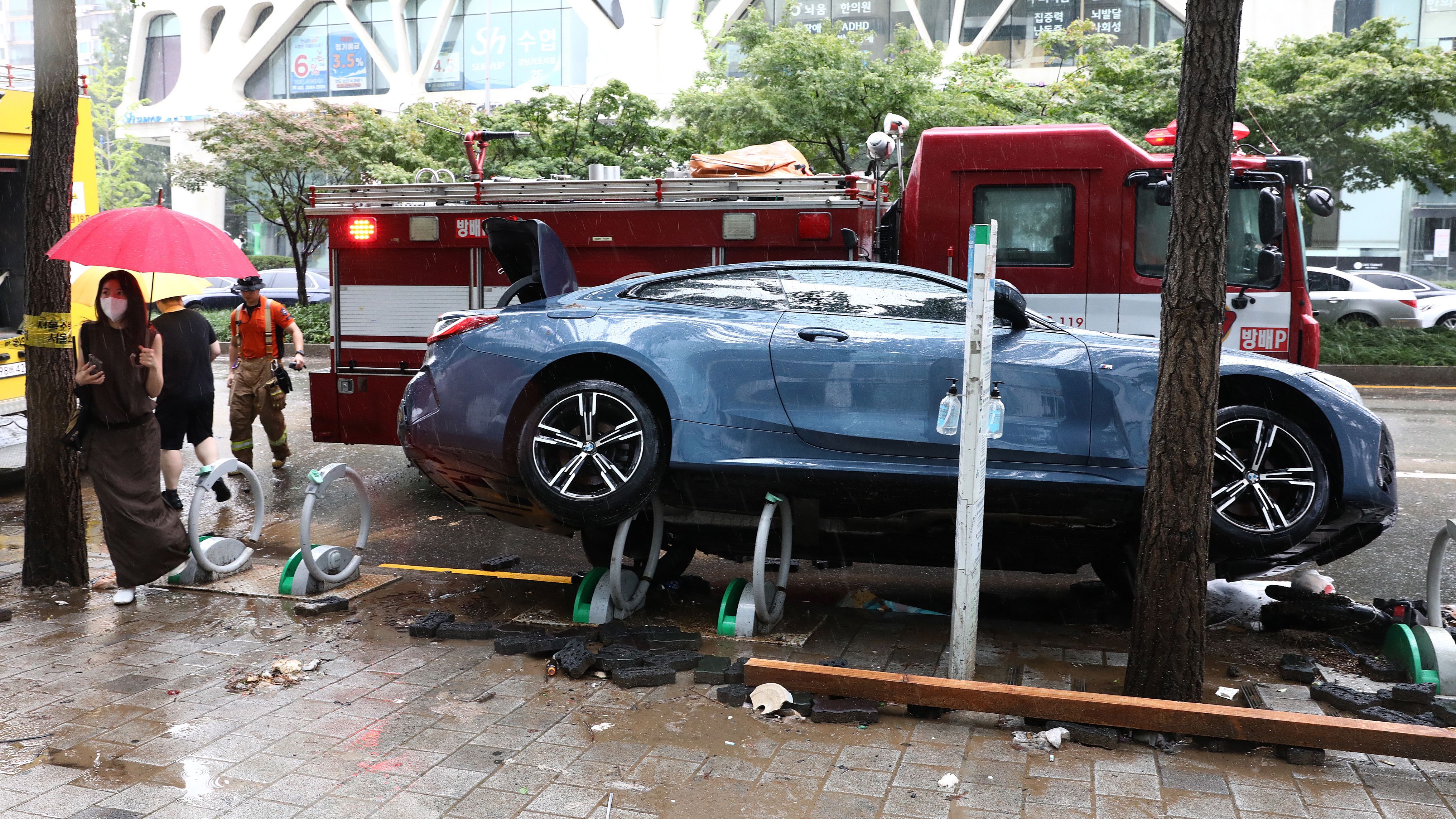 Inundaciones en Corea del Sur: hay al menos ocho muertos y seis desaparecidos
