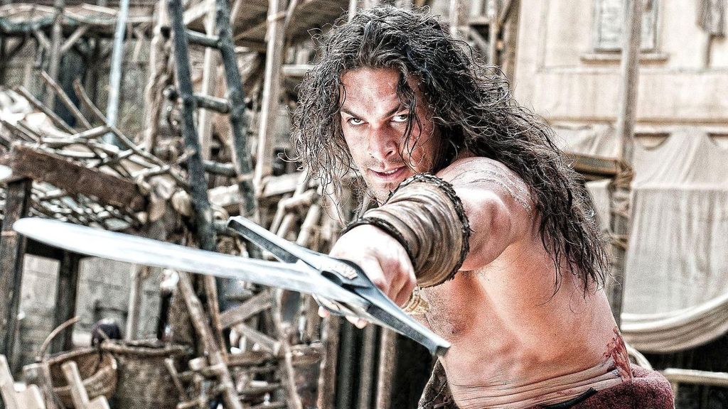 Jason Momoa en la película Conan el Bárbaro