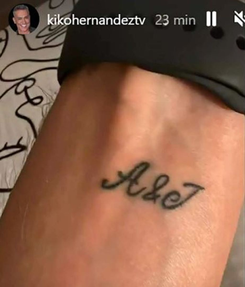 Kiko Hernández se ha hecho un tatuaje por sus hijas