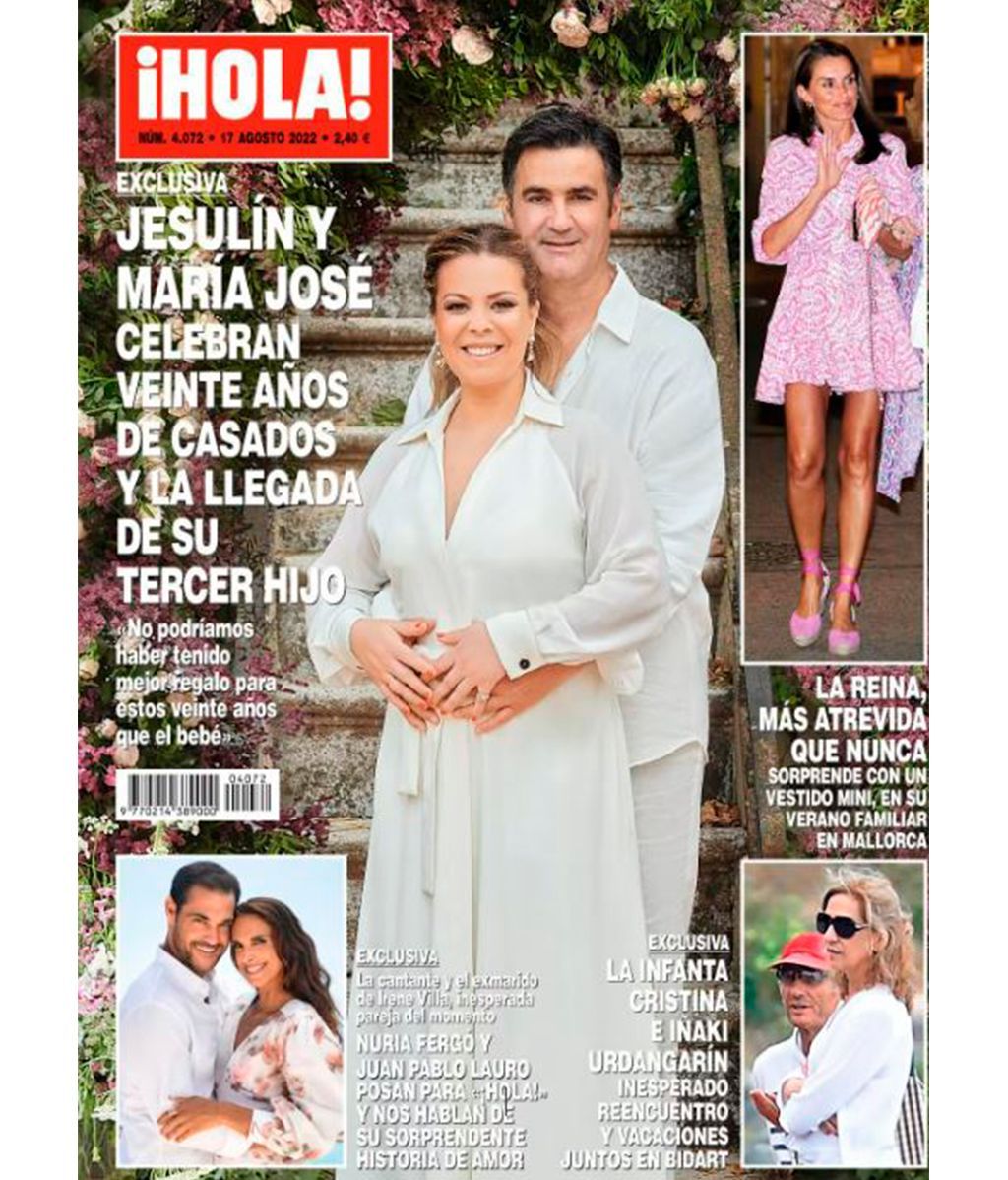 María José Campanario และ Jesulín de Ubrique มอบนิตยสาร ¡Hola!