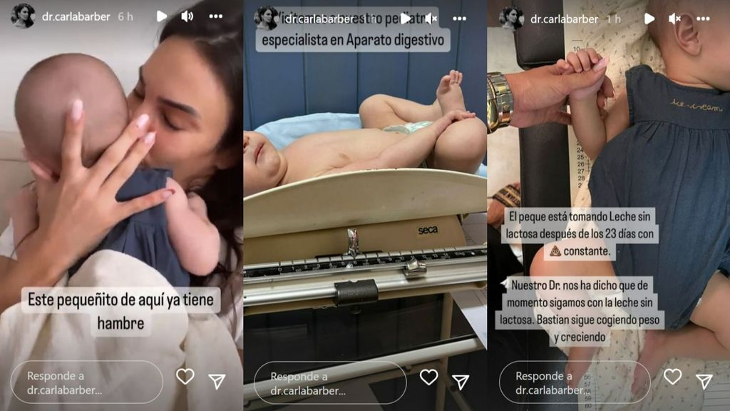 Carla Barber habla del estado de salud de su hijo