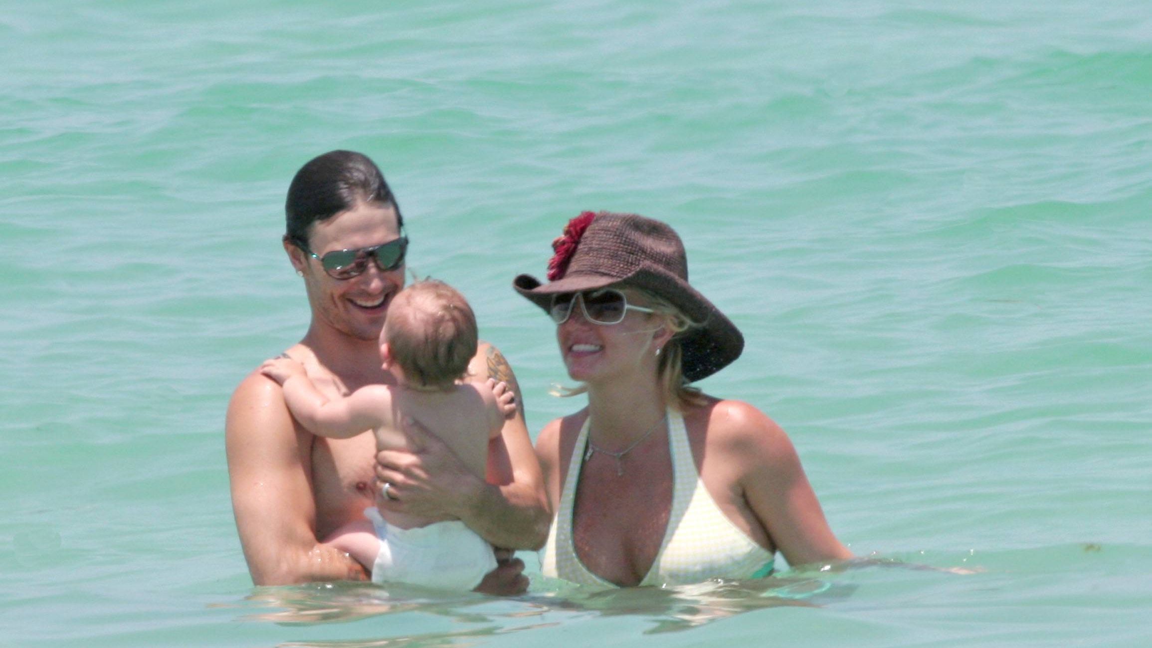 Kevin Federline y Britney Spears, en el año 2006