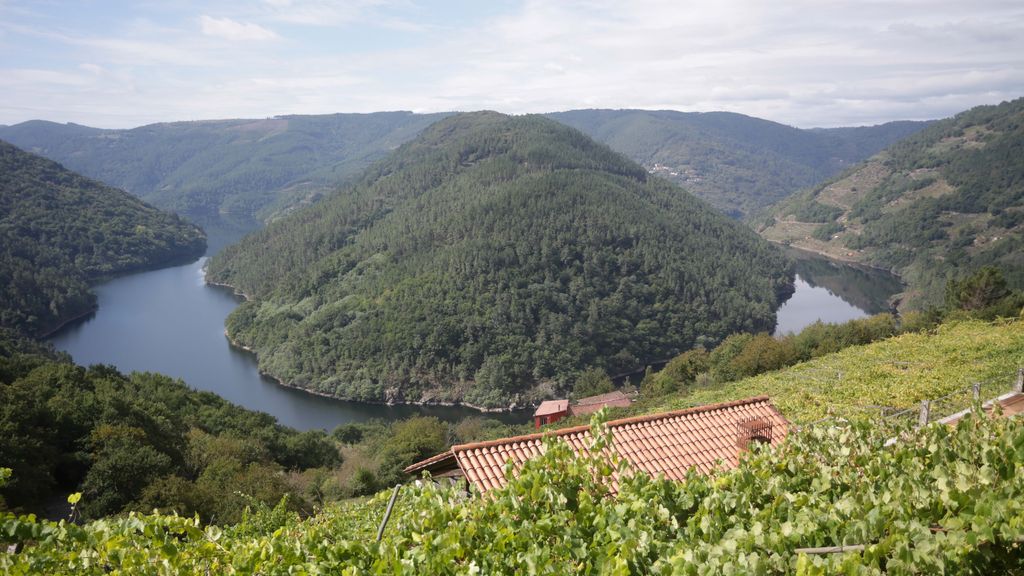 Ribeira Sacra, donde la actriz y cantante pasó unos días