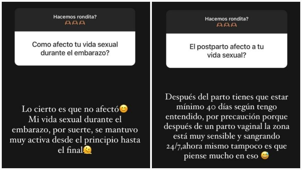 Violeta Mangriñán explica si la llegada de Gala ha afectado a su vida sexual