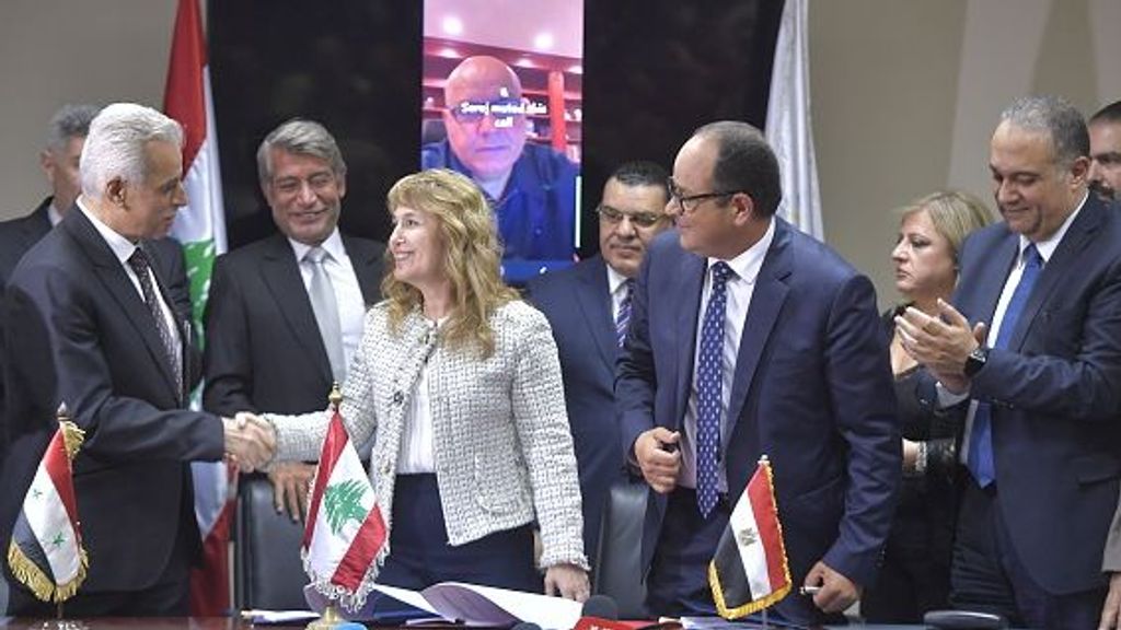 Líbano firma acuerdo para importar gas egipcio a través de Siria