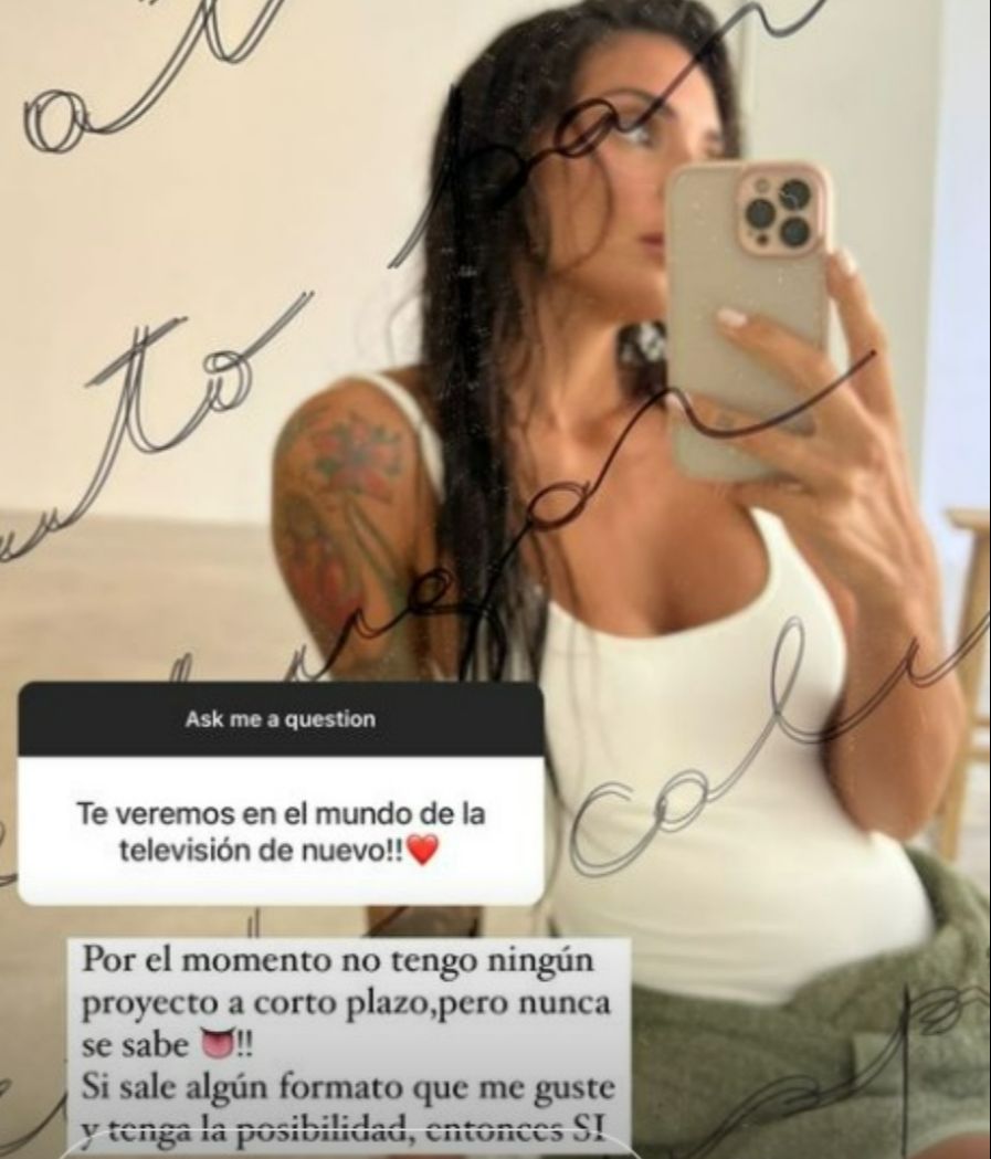 María Hernández confirma que le gustaría volver a trabajar en la televisión