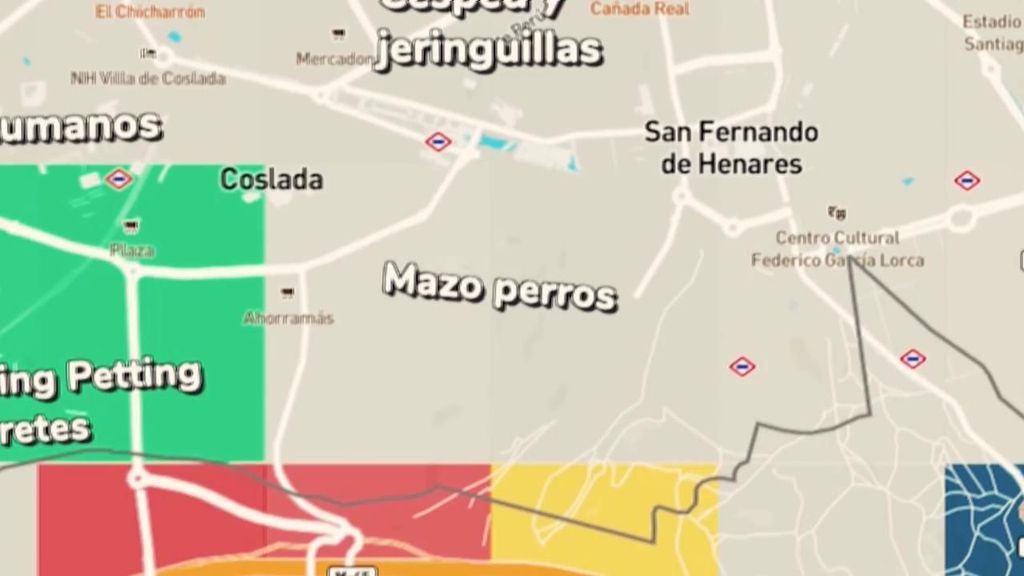 "Megapijos", "Lumis", "Florentino Pérez Empire' o "Instagramers cursis": así describen los usuarios de la app 'Hoodmaps' algunos barrios