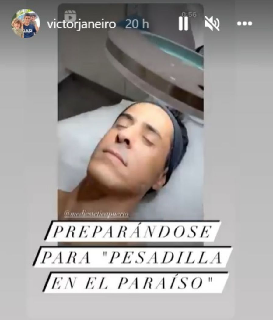 Víctor Janeiro explica que se está preparando para 'Pesadilla en El Paraíso'