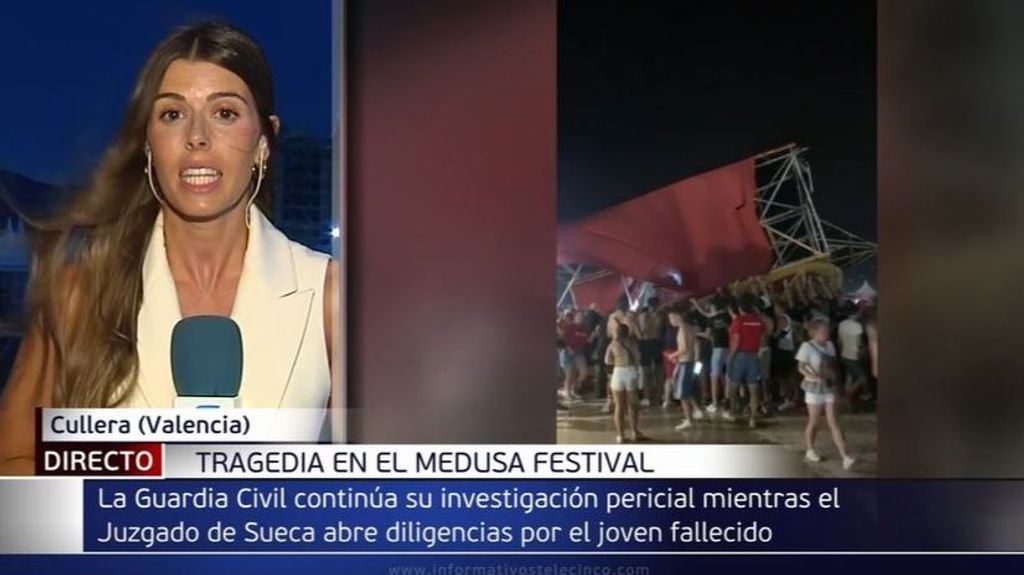 La herida más grave por el derrumbe en el Medusa Festival es una joven de 19 años, ingresada por fractura de columna