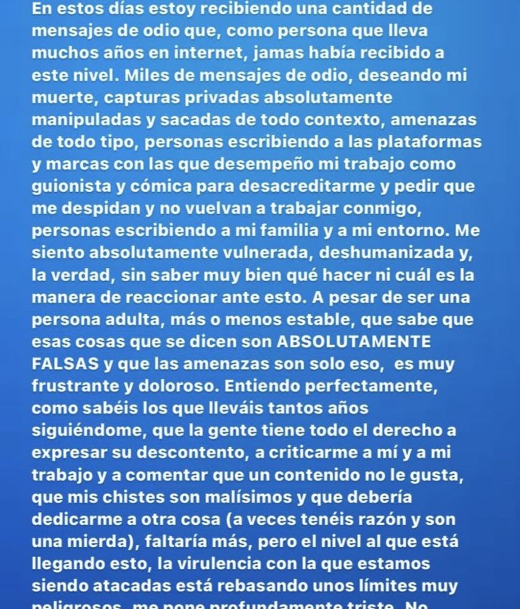 Texto publicado por Victoria Martín ("Estirando el chicle")
