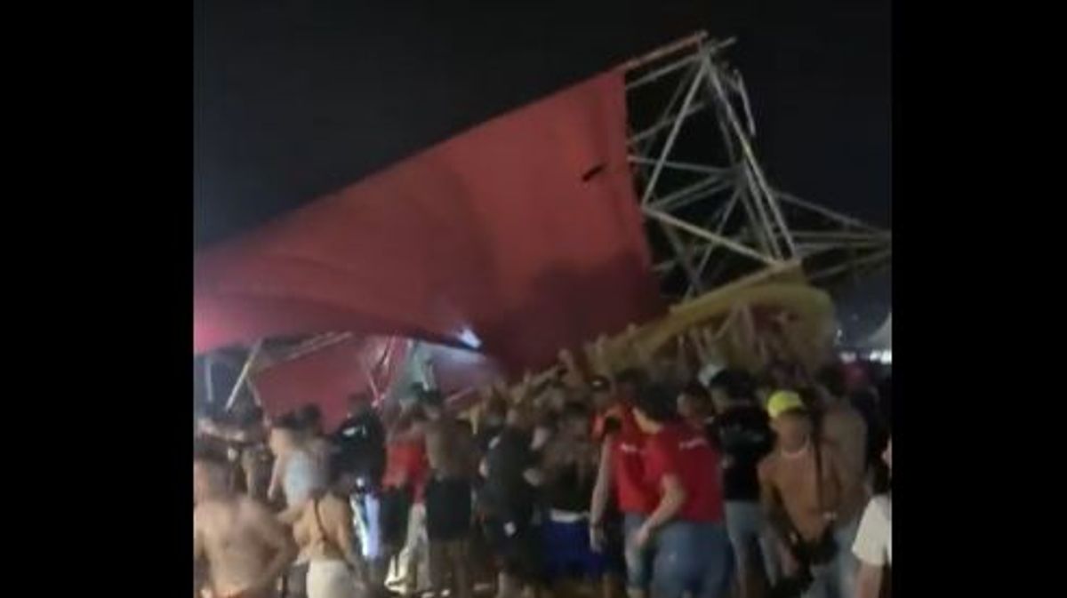 Una persona muere en el Medusa Sunbeah Festival tras derrumbarse parte del escenario