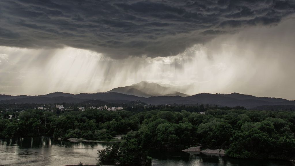 Imagen de archivo de una tormenta en California