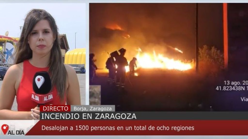 Las llamas amenazan a Zaragoza: desalojan a más de 1.500 vecinos de ocho localidades ante el avance del fuego