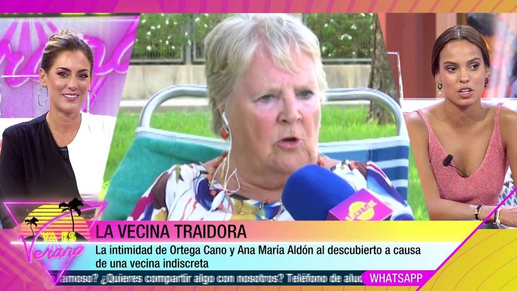 Gloria Camila contesta a la vecina traidora de Costa Ballena