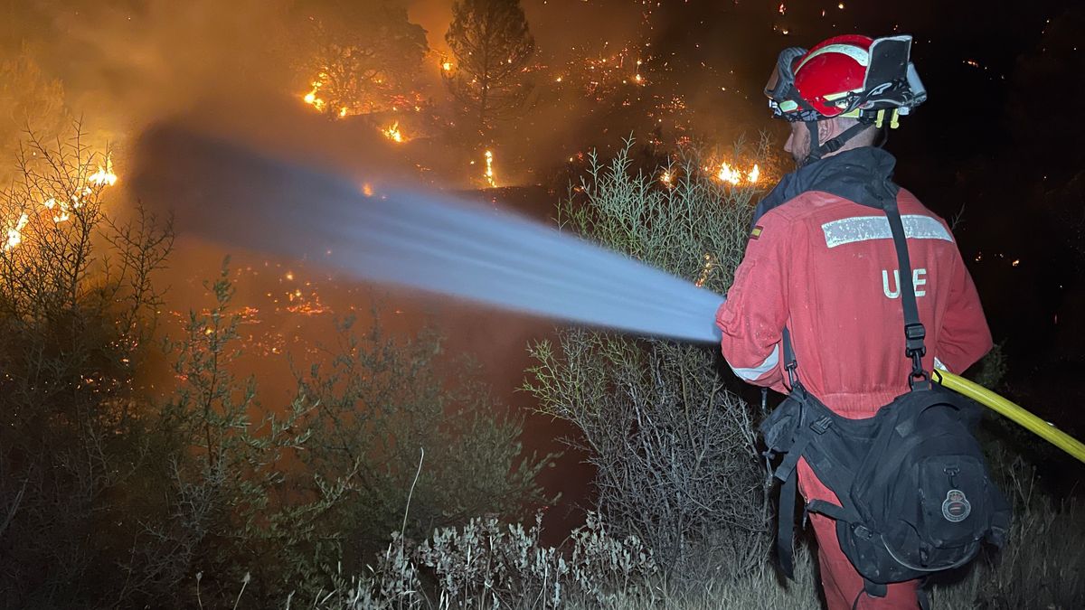 Incendio en la Vall d'Ebo Incendio en la Vall d'Ebo