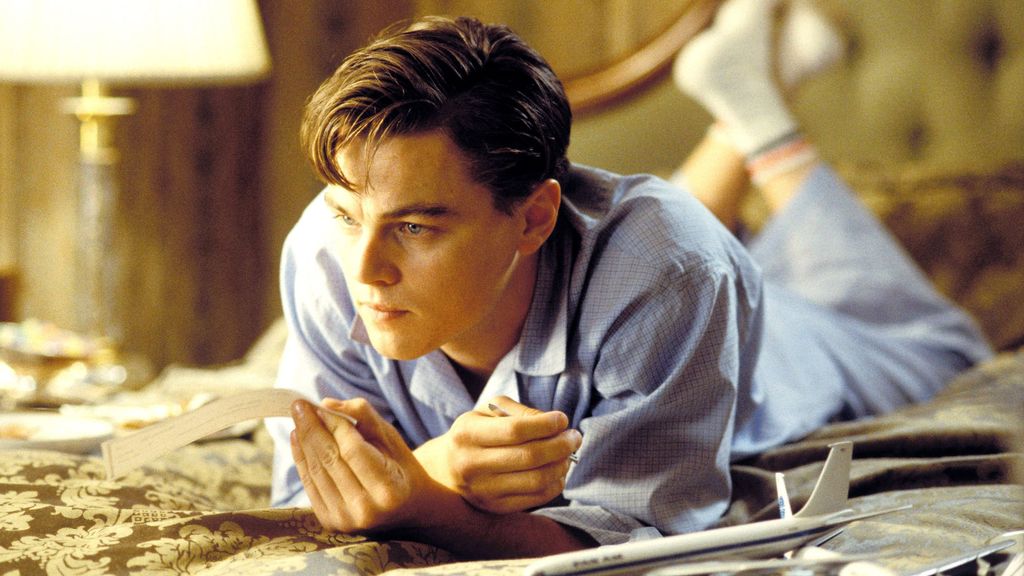 Leonardo Di Caprio, en 2002 en la película "Atrápame si puedes"